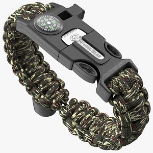 Atomic Bear Tactical Paracord Bracelet Camo