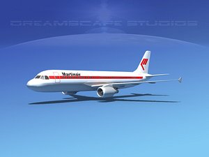 3d model a320 airbus