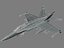 F-18 US Navy Attack Warplane Game model