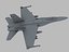 F-18 US Navy Attack Warplane Game model