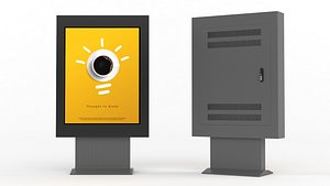Electronic Kiosk 3D model