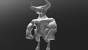 maya sculpt minotaur