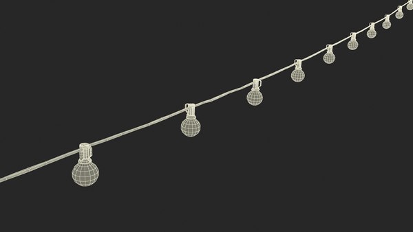 modelo 3d Luces de cadena al aire libre - TurboSquid 1997406