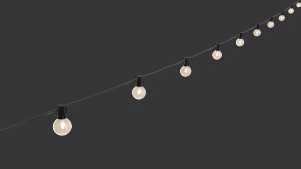modelo 3d Luces de cadena al aire libre - TurboSquid 1997406