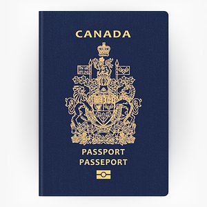 Canada Passport 3D