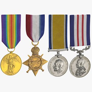 3D military medals