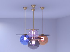 3D pendant light