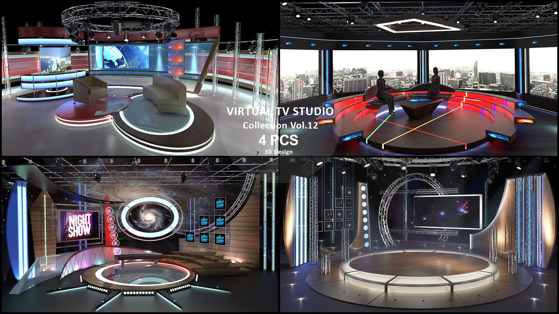 3D Virtual TV Studio Sets - Collection Vol 12 - 4 PCS DESIGN model https://p.turbosquid.com/ts-thumb/Fc/iUYMZ4/Zr/0tvstudiosetcollection121site/jpg/1670863765/1920x1080/fit_q87/8ce6f98ea3b52f586977a13241bf06c0aac92847/0tvstudiosetcollection121site.jpg
