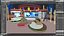 Virtual TV Studio Set - Collection Vol 12 - 4 PCS DESIGN