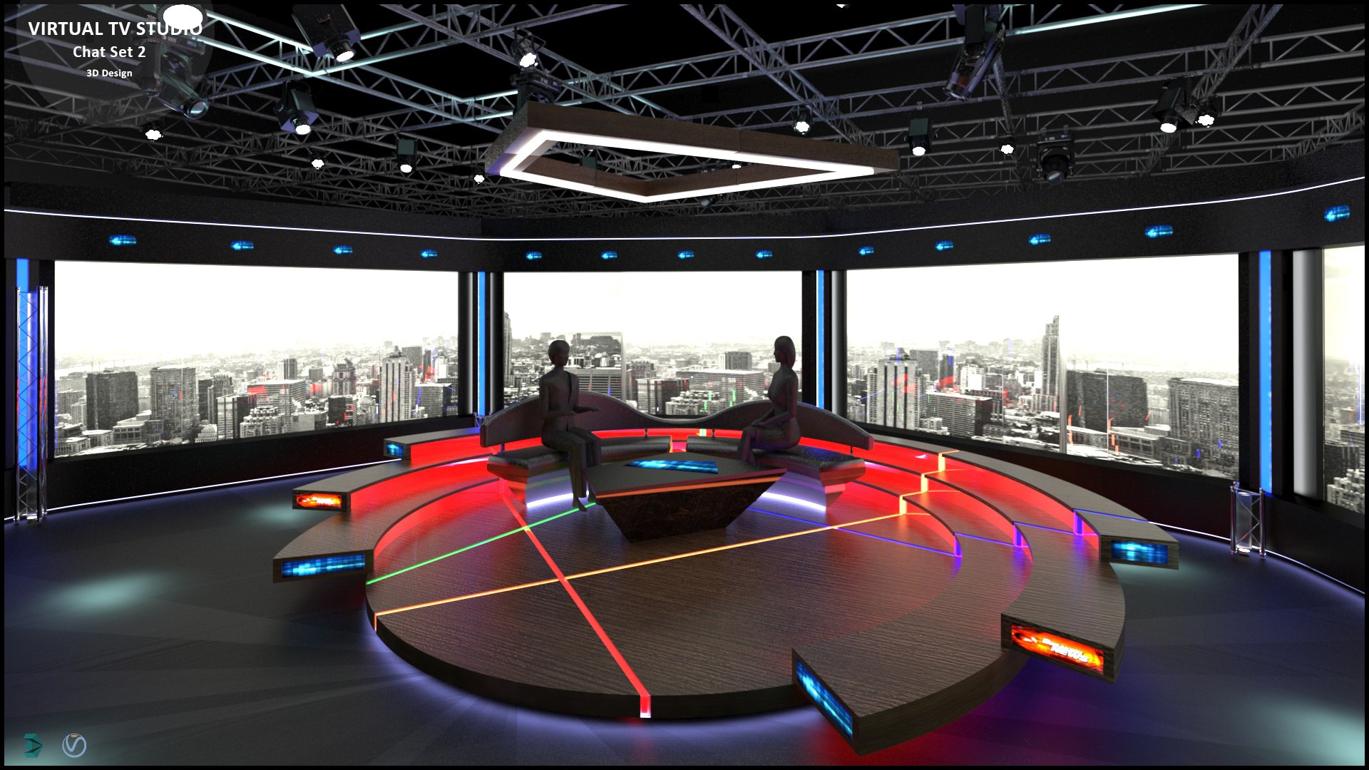 3D Virtual TV Studio Sets - Collection Vol 12 - 4 PCS DESIGN model https://p.turbosquid.com/ts-thumb/Fc/iUYMZ4/pz/04chatset231920x1080/jpg/1670864438/1920x1080/fit_q87/812efdcee82476cc5e7675e837492584dc41a9f8/04chatset231920x1080.jpg