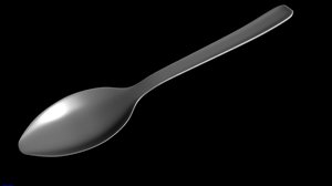 3D tea spoon