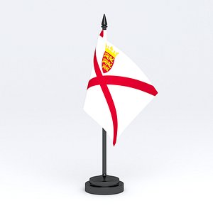 Table Flag Jersey 3D model