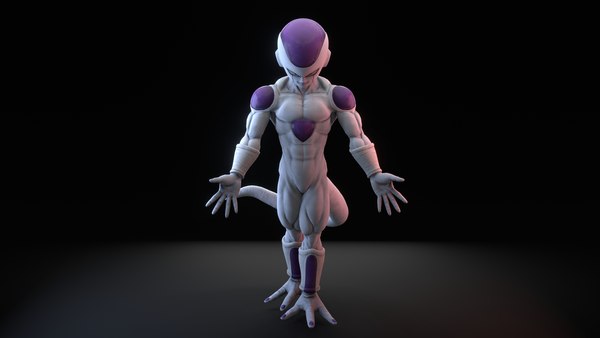 DESENHO 3D do FREEZA de DRAGON BALL Z 