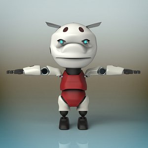3D baby robot model
