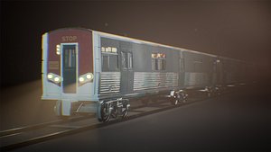 3D Modular Train 33 Assets model