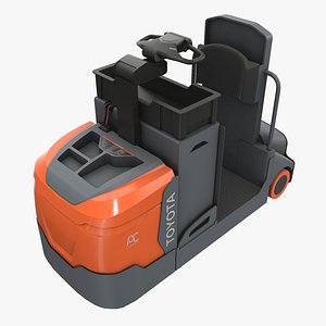 Toyota Industrial Tow Tractor 3D model