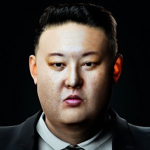 Kim Jong Un 3D Model - Hyper Realistic 3D model