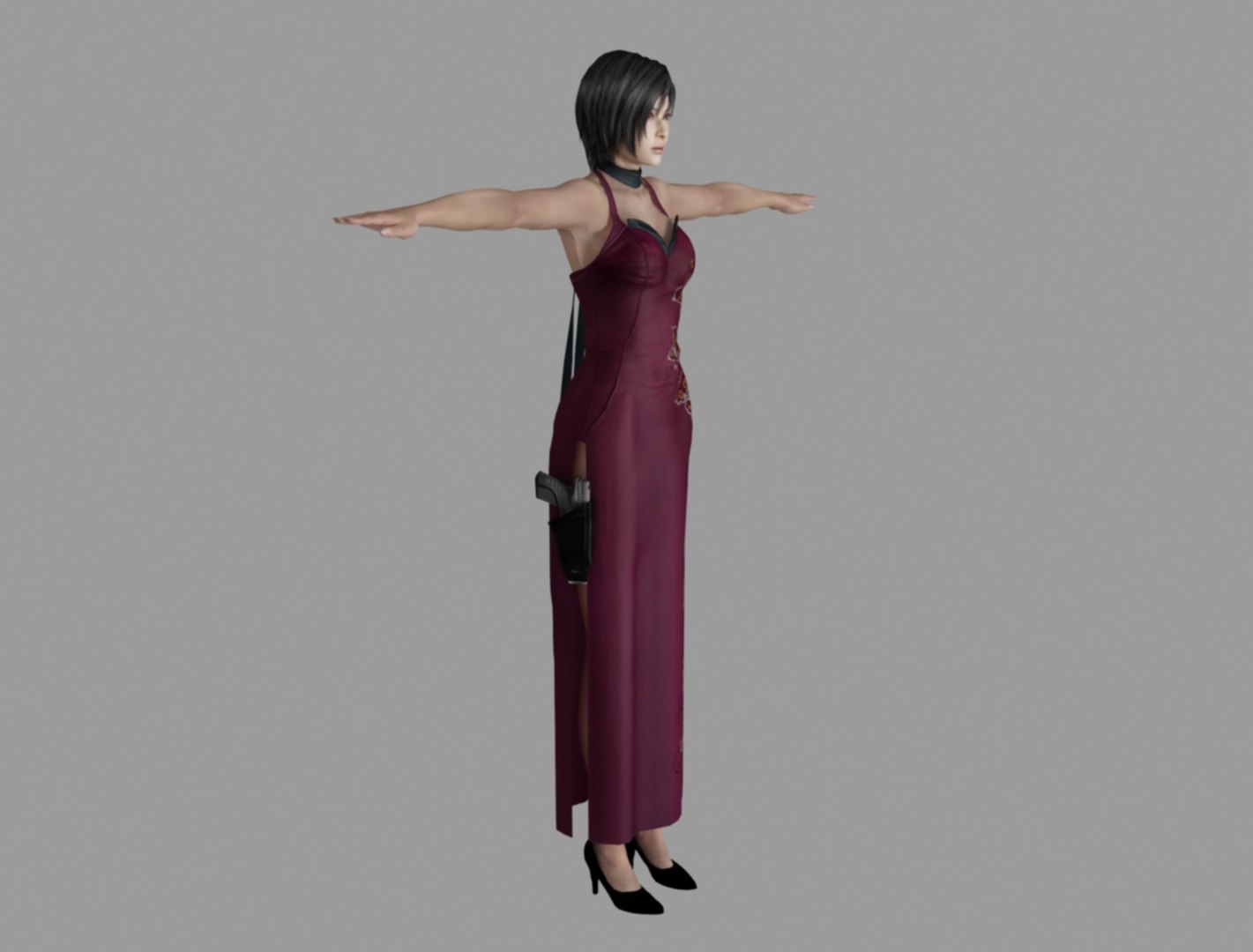 Ada Wong - Resident Evil 2 Remake 3D Model by qaz