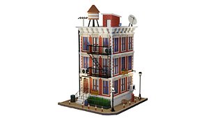 European apartment building