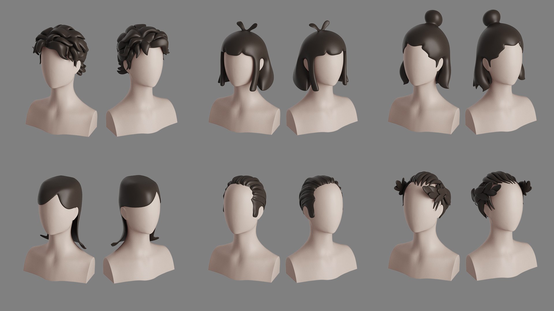 3D model Stylised Hair Collection v 04 https://p.turbosquid.com/ts-thumb/Fd/3fD8EN/49/hair_collection_a04_09/jpg/1735726389/1920x1080/fit_q87/56de5e5161c9c4ea2b15e05da9459d157877368c/hair_collection_a04_09.jpg