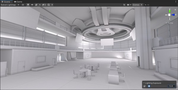 Modern Convention Center Interior 3D model Unity 3D 모델 - TurboSquid 2034627