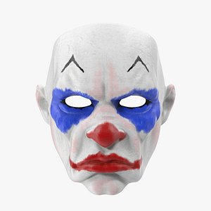 3d clown mask model