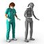 Rigged Doctors 3D Models Collection 2