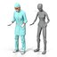 Rigged Doctors 3D Models Collection 2