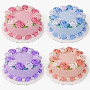 Flower Cake Set