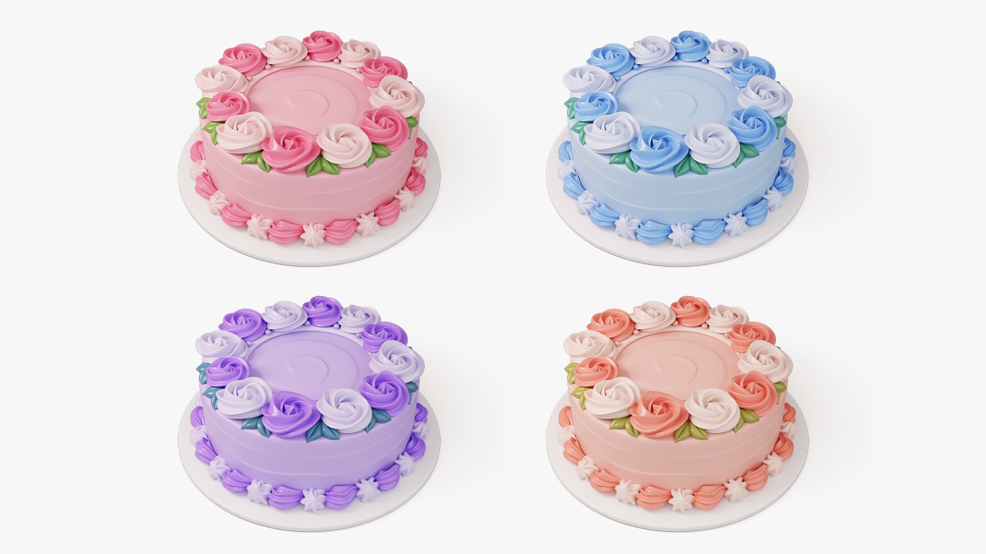 3D Flower Cake Set https://p.turbosquid.com/ts-thumb/Fd/GxMvyl/vg/flowercakehd/jpg/1759166458/1920x1080/fit_q87/50d700fbfc7c59a3d0dfd06c4c8d34a688ce106e/flowercakehd.jpg