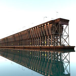 3D Ore dock model