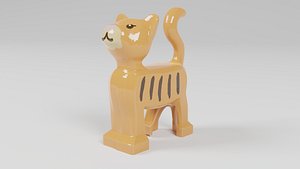 Lego Cat 3D model