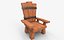 3D stylized chair