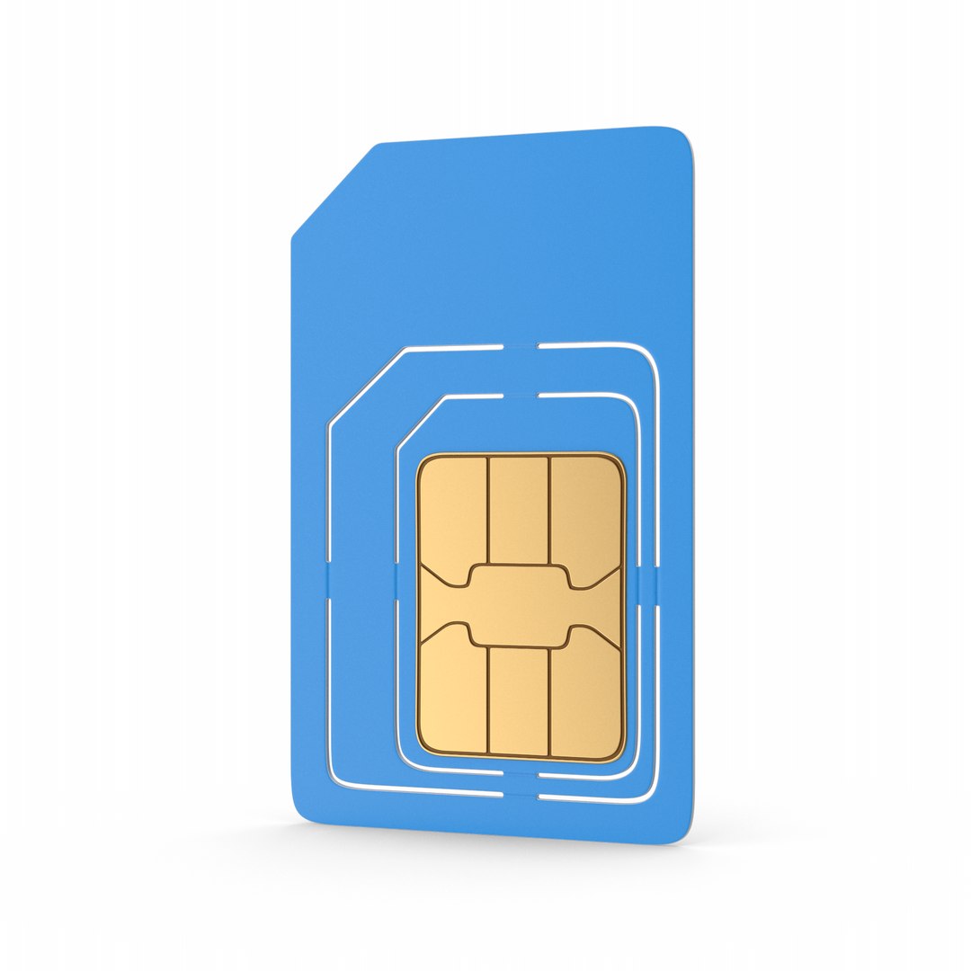 Mobile Phone Sim Card 3D Model - TurboSquid 2033489