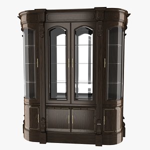 wooden cabinet 3D