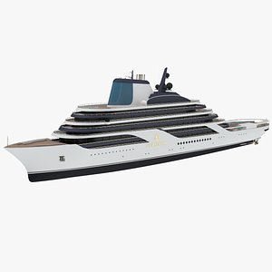 Four Seasons Yacht Dynamic Simulation 3D model