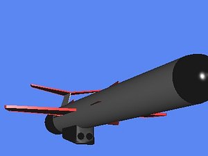 3d model tomahawk cruise missile