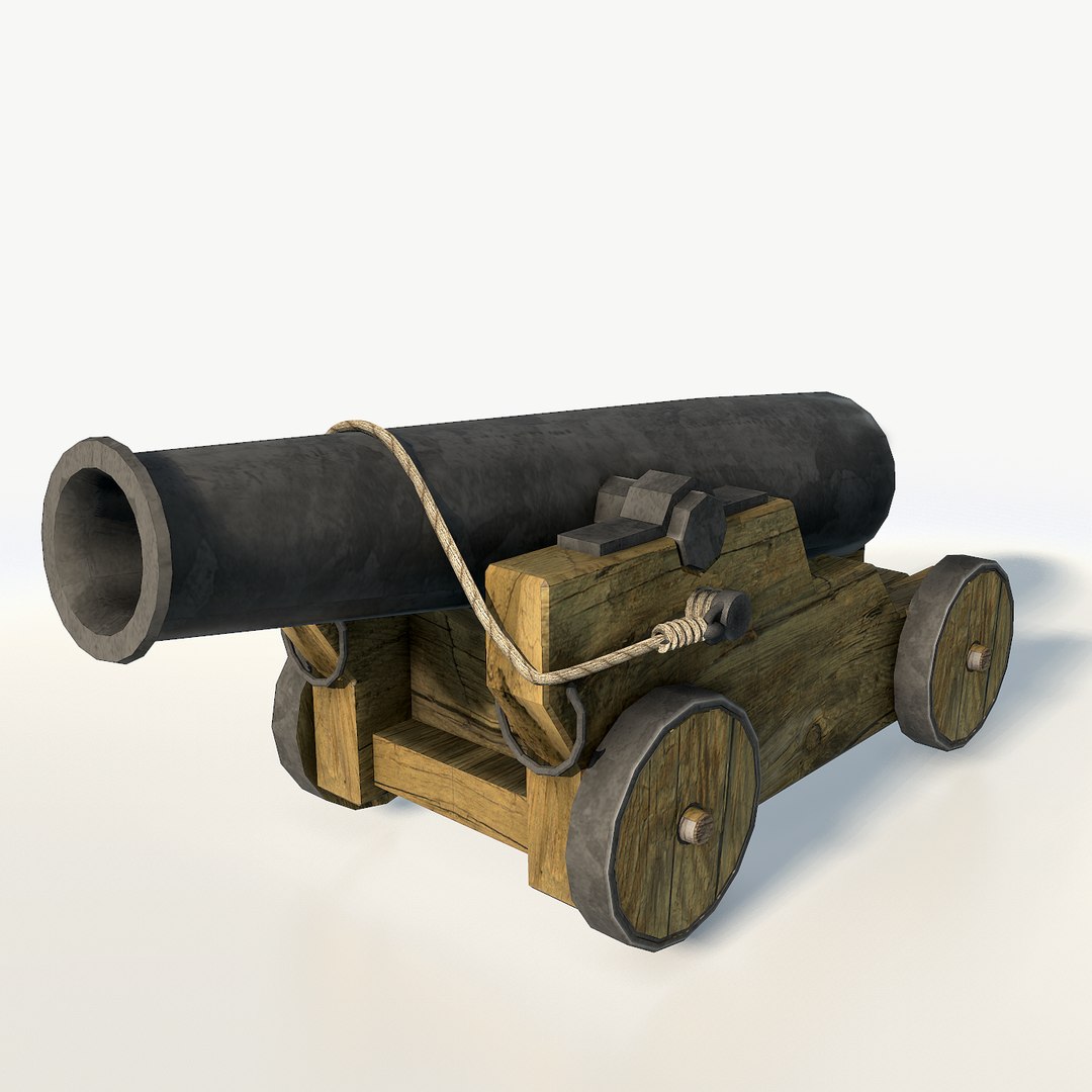 3d Model Vessel Cannon