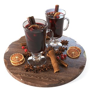 Mulled wine cups