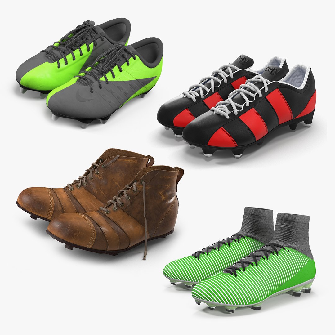 Soccer Boots Collection 3 3D model preview