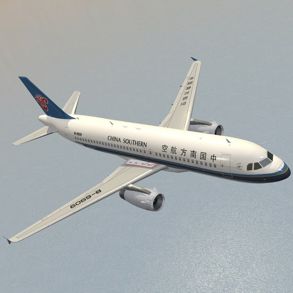 Airbus a320-232 china southern model - TurboSquid 1234056