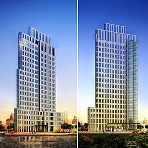 3d model office building