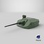 Military Weapon Module with Cannon Turret