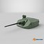 Military Weapon Module with Cannon Turret