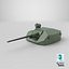 Military Weapon Module with Cannon Turret