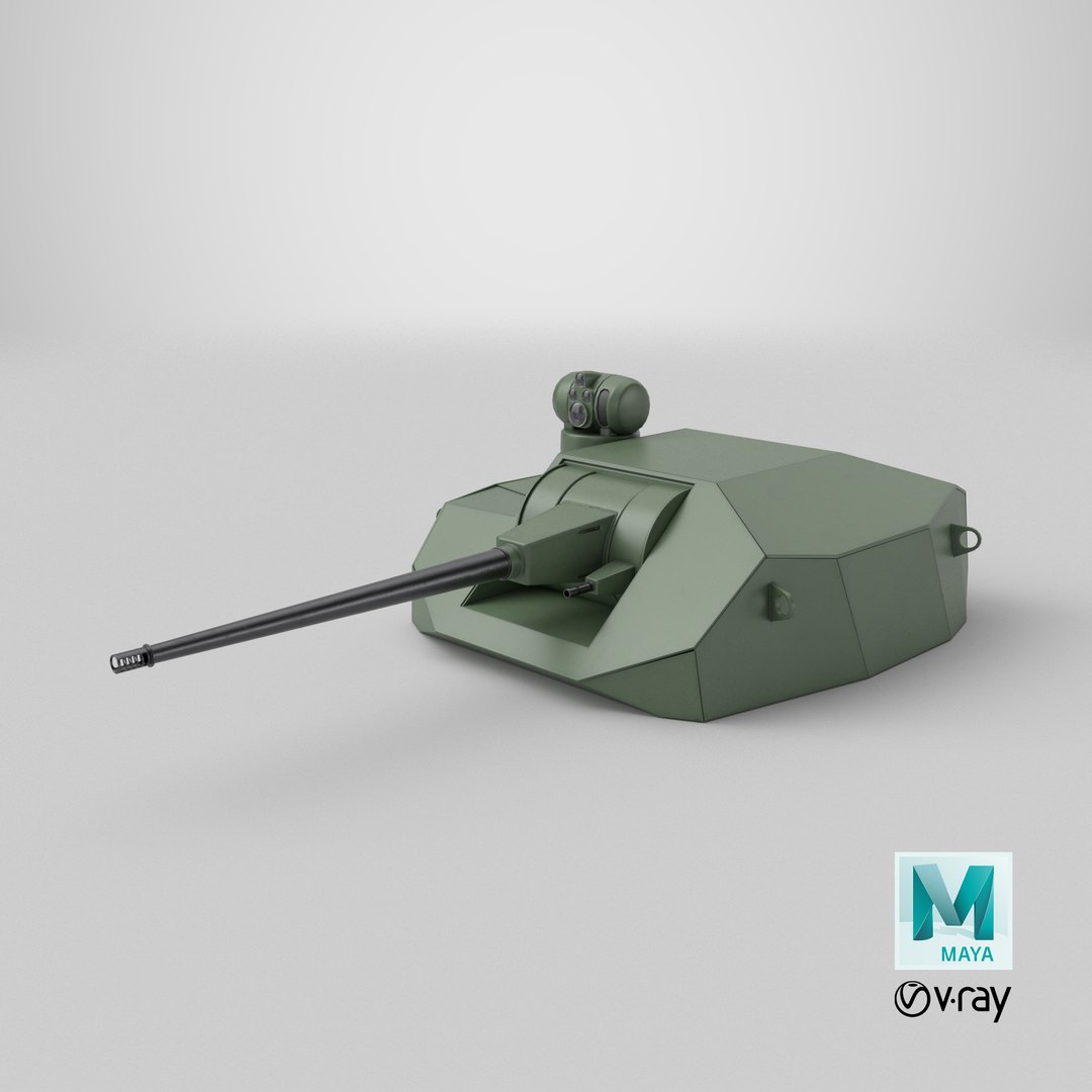 Military Weapon Module with Cannon Turret model https://p.turbosquid.com/ts-thumb/Fe/1OTwmX/oL/stemcell_maya_vray_render/png/1782147601/1920x1080/fit_q87/d74054bfc1a8e27d07684227848d68d30d134cda/stemcell_maya_vray_render.jpg