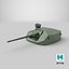 Military Weapon Module with Cannon Turret