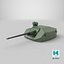 Military Weapon Module with Cannon Turret