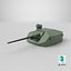 Military Weapon Module with Cannon Turret