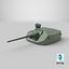 Military Weapon Module with Cannon Turret